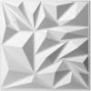 imageArt3d 33Pack 3D Wall Panels for Interior Wall Decor Modern Diamond Textured Accent Wall Paneling for Gaming Living Room TV Wall Background 12 x 12 inch White A10342White