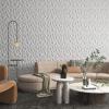 imageArt3d 33Pack 3D Wall Panels for Interior Wall Decor Modern Diamond Textured Accent Wall Paneling for Gaming Living Room TV Wall Background 12 x 12 inch White A10342White