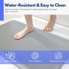 imageArt3d 34quot Thick Kitchen Mats for Floor Waterproof 20quot X 32quot Cushioned Comfort Mat Anti Fatigue Mats for Kitchen Ergonomic Standing Office Desk Home and Garage GreyGrey