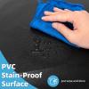 imageArt3d 34quot Thick Kitchen Mats for Floor Waterproof 20quot X 32quot Cushioned Comfort Mat Anti Fatigue Mats for Kitchen Ergonomic Standing Office Desk Home and Garage BlackBlack