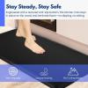 imageArt3d 34quot Thick Kitchen Mats for Floor Waterproof 20quot X 32quot Cushioned Comfort Mat Anti Fatigue Mats for Kitchen Ergonomic Standing Office Desk Home and Garage GreyBlack