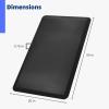 imageArt3d 34quot Thick Kitchen Mats for Floor Waterproof 20quot X 32quot Cushioned Comfort Mat Anti Fatigue Mats for Kitchen Ergonomic Standing Office Desk Home and Garage GreyBlack