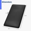 imageArt3d 34quot Thick Kitchen Mats for Floor Waterproof 20quot X 32quot Cushioned Comfort Mat Anti Fatigue Mats for Kitchen Ergonomic Standing Office Desk Home and Garage BlackBlack