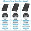 imageArt3d 34quot Thick Kitchen Mats for Floor Waterproof 20quot X 32quot Cushioned Comfort Mat Anti Fatigue Mats for Kitchen Ergonomic Standing Office Desk Home and Garage GreyBlack