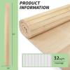 imageArt3d 48 x 96 Inch Natural Bamboo Wall Panel for Interior Wall Decor Flexible Pole Wrap Wainscoting Wall Cladding Paneling for Living Room Bedroom Office Kitchen Island LightcarbonizedLightcarbonized