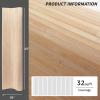 imageArt3d 48 x 96 Inch Natural Bamboo Wall Panel for Interior Wall Decor Flexible Pole Wrap Wainscoting Wall Cladding Paneling for Living Room Bedroom Office Kitchen Island LightcarbonizedCarbonized
