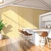imageArt3d 48 x 96 Inch Natural Bamboo Wall Panel for Interior Wall Decor Flexible Pole Wrap Wainscoting Wall Cladding Paneling for Living Room Bedroom Office Kitchen Island LightcarbonizedRaw