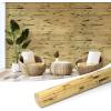 imageArt3d 48 x 96 Inch Natural Bamboo Wall Panel for Interior Wall Decor Flexible Pole Wrap Wainscoting Wall Cladding Paneling for Living Room Bedroom Office Kitchen Island LightcarbonizedLight Burned