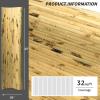 imageArt3d 48 x 96 Inch Natural Bamboo Wall Panel for Interior Wall Decor Flexible Pole Wrap Wainscoting Wall Cladding Paneling for Living Room Bedroom Office Kitchen Island LightcarbonizedLight Burned