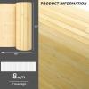 imageArt3d 48 x 96 Inch Natural Bamboo Wall Panel for Interior Wall Decor Flexible Pole Wrap Wainscoting Wall Cladding Paneling for Living Room Bedroom Office Kitchen Island LightcarbonizedRaw
