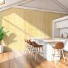 imageArt3d 48 x 96 Inch Natural Bamboo Wall Panel for Interior Wall Decor Flexible Pole Wrap Wainscoting Wall Cladding Paneling for Living Room Bedroom Office Kitchen Island LightcarbonizedRaw