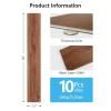 imageArt3d 48quot x 72quot SPC ClickLock Floating Floor Tiles 24 Sq Ft 10Pack Luxury Wood Look Flooring for Indoor Use Waterproof ampamp FireResistant Warm BrownMaple