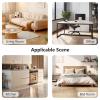 imageArt3d 48quot x 72quot SPC ClickLock Floating Floor Tiles 24 Sq Ft 10Pack Luxury Wood Look Flooring for Indoor Use Waterproof ampamp FireResistant Warm BrownAsh