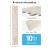 imageArt3d 48quot x 72quot SPC ClickLock Floating Floor Tiles 24 Sq Ft 10Pack Luxury Wood Look Flooring for Indoor Use Waterproof ampamp FireResistant Warm BrownBeige