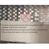 imageArt3d 5Piece Metal Backsplash Tile Peel and Stick Mosaics for Kitchen Backsplashes Silver
