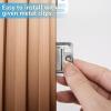imageArt3d 8 Pack 96quot x 6quot WPC Slat Wall Panels 3D Fluted Panel for Interior Wall Decor TV Background Bedroom Living Room  OakSparkling GoldSquare