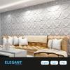 imageArt3d Decorative Textured PVC 3D Wall Panels for Interior Wall Decor in Living Room Bedroom in White Pack of 33 Tiles 32SqFtWhite