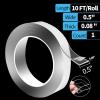 imageArt3d DoubleSided Tape 10FT Traceless Removable Reusable Washable  Multipurpose Tape as Seen on TV112 x 12 x 10