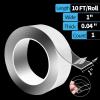 imageArt3d DoubleSided Tape 10FT Traceless Removable Reusable Washable  Multipurpose Tape as Seen on TV124 x 1 x 10