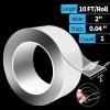 imageArt3d DoubleSided Tape 10FT Traceless Removable Reusable Washable  Multipurpose Tape as Seen on TV124 x 2 x 10