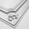 imageArt3d Drop Ceiling Tiles 24x24 in Bronze 12Pack 48 Sqft Wainscoting Panels Glue Up 2x2Argent Silver