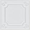 imageArt3d Drop Ceiling Tiles 24x24 in Bronze 12Pack 48 Sqft Wainscoting Panels Glue Up 2x2White