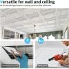 imageArt3d Drop Ceiling Tiles 24x24 in Bronze 12Pack 48 Sqft Wainscoting Panels Glue Up 2x2White