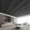 imageArt3d Drop Ceiling Tiles 24x2412Pack 48 SqftWainscoting Panels Glue Up 2x2 BlackBlack