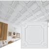 imageArt3d Drop Ceiling Tiles 24x2412Pack 48 SqftWainscoting Panels Glue Up 2x2 BlackCloudwhite