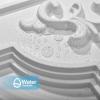 imageArt3d Drop Ceiling Tiles 24x2412Pack 48 SqftWainscoting Panels Glue Up 2x2 BlackCloudwhite