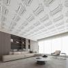 imageArt3d Drop Ceiling Tiles 24x2412Pack 48 SqftWainscoting Panels Glue Up 2x2 BlackCloudwhite