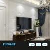 imageArt3d Drop Ceiling Tiles 24x2412Pack 48 SqftWainscoting Panels Glue Up 2x2 BlackMatt White