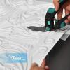 imageArt3d Drop Ceiling Tiles 24x2412Pack 48 SqftWainscoting Panels Glue Up 2x2 BlackOffWhite