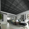 imageArt3d Drop Ceiling Tiles 24x2412Pack 48 SqftWainscoting Panels Glue Up 2x2 BlackSquare Black