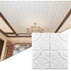 imageArt3d Drop Ceiling Tiles 24x2412Pack 48 SqftWainscoting Panels Glue Up 2x2 BlackWhite