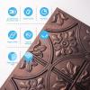 imageArt3d Drop Ceiling Tiles 2x2 Glueup Ceiling Panel Fancy Classic Style Antique CopperAntique Copper