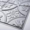 imageArt3d Drop Ceiling Tiles 2x2 Glueup Ceiling Panel Fancy Classic Style Antique CopperArgent Silver