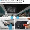 imageArt3d Drop Ceiling Tiles 2x2 Glueup Ceiling Panel Fancy Classic Style Antique CopperBlack