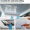 imageArt3d Drop Ceiling Tiles 2x2 Glueup Ceiling Panel Fancy Classic Style Antique CopperGray