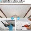 imageArt3d Drop Ceiling Tiles 2x2 Glueup Ceiling Panel Fancy Classic Style Antique CopperWhite