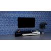 imageArt3d Navy Blue 3D Wall Panel PVC Flower Design Cover 3 Sq Meter for Interior Wall Decor in Living Room Bedroom Lobby Office Shopping MallNavy Blue