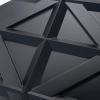imageArt3d PVC 3D Wall Panel Decorative Wall Tile in Black 12Pack 197quotx197quotBlack
