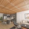 imageArt3d PVC Ceiling Tiles 2x2 Plastic Sheet in Bronze 12PackBronze
