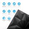 imageArt3d Textures 3D Wall Panels for Interior Wall Decor Black Diamond Decorative PVC Wall Panels Pack of 12 Tiles 32 Sq FtBlack