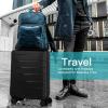 imageLuggage Set with Spinner Wheels and TSA Lock 3 Pieces Expandable Hardside Suitcase for Travel Hardshell Luggage Sets 20quot 24quot 28quot NavyBlack