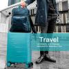 imageLuggage Set with Spinner Wheels and TSA Lock 3 Pieces Expandable Hardside Suitcase for Travel Hardshell Luggage Sets 20quot 24quot 28quot NavyMint
