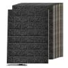 imageArt3d 105 Square Feet Pack Of 20 Wall Panel Brick BrownBlack