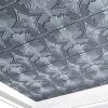 imageArt3d Drop Ceiling Tiles 24x24 in Bronze 12Pack 48 Sqft 3D Wainscoting Panels Glue Up 2x2Gray