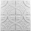 imageArt3d Drop Ceiling Tiles 2x2 Glueup Ceiling Panel Fancy Classic Style Antique CopperWhite