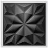 imageArt3d Textures 3D Wall Panels for Interior Wall Decor Black Diamond Decorative PVC Wall Panels Pack of 12 Tiles 32 Sq FtBlack
